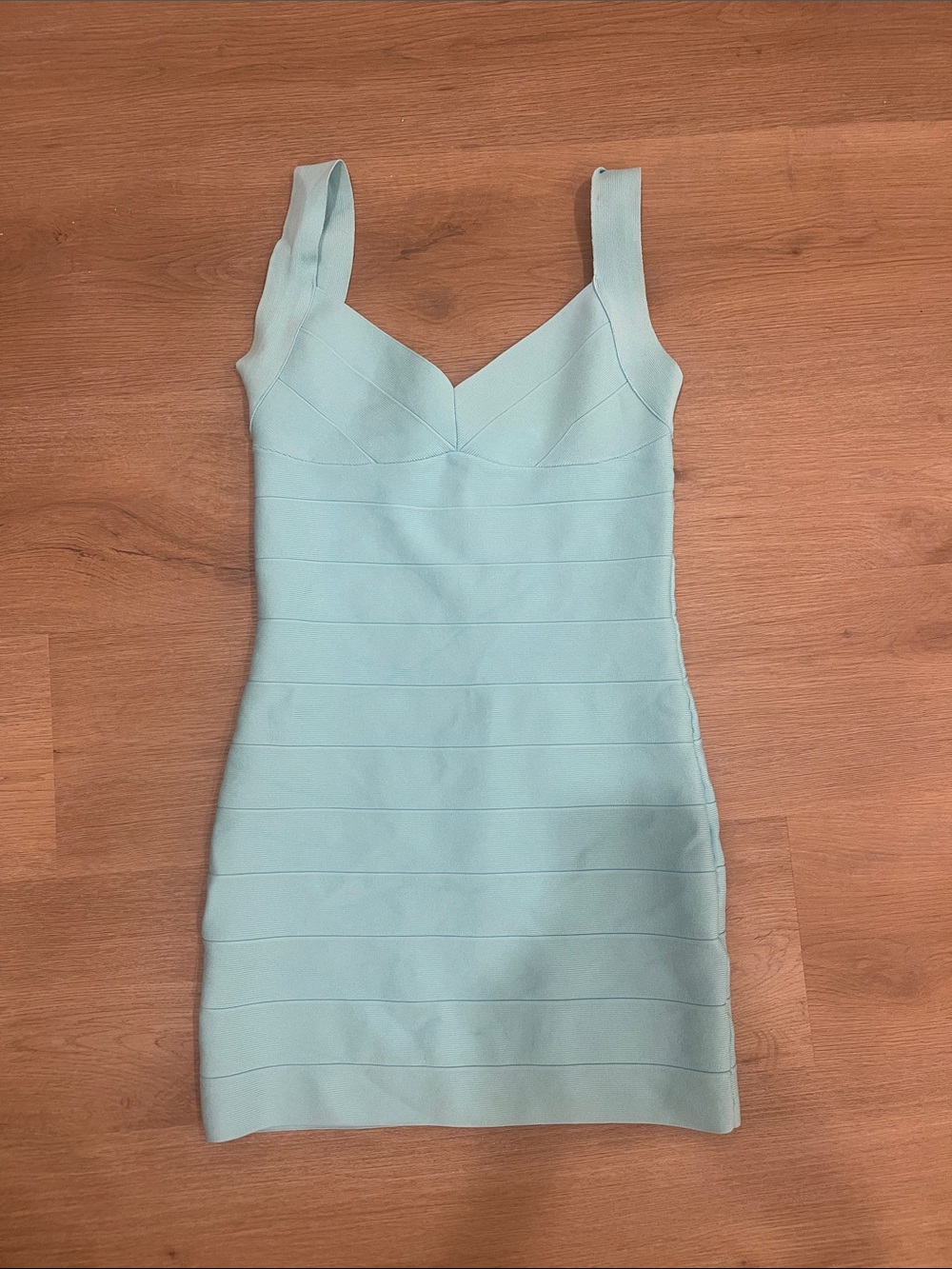 Aqua blue Edikted mini dress turquoise - Picture 3 of 4